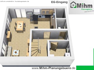 Massivhaus Idealo 120 WD von Mihm Thermobau, Stadtvilla Innenansicht 1