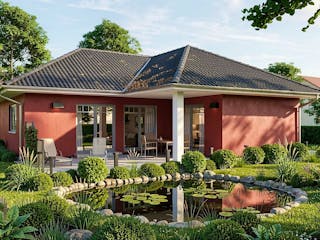 Massivhaus Binz von TIMOWA Massivhäuser Schlüsselfertig ab 255900€, Bungalow Außenansicht 1