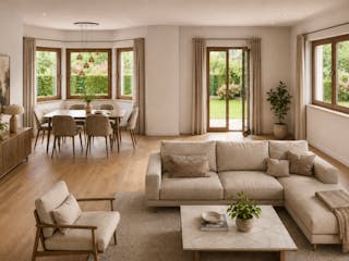 Massivhaus Doberan von TIMOWA Massivhäuser Schlüsselfertig ab 268900€, Satteldach-Klassiker Innenansicht 1
