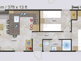 Fertighaus Murano von Easy Homes - Tiny- & Modulhäuser Schlüsselfertig ab 125000€, Bungalow Grundriss 9
