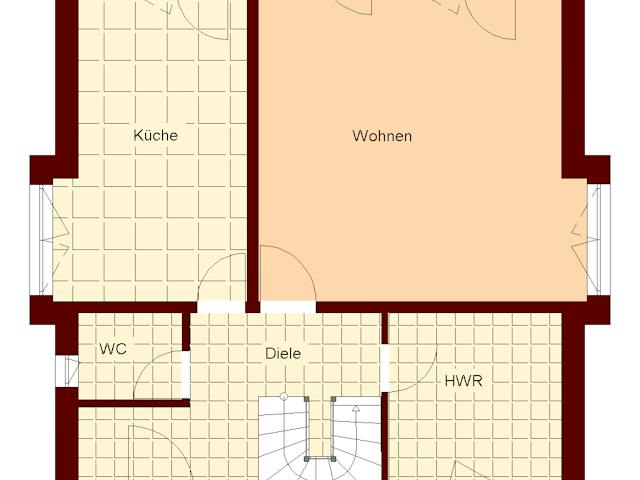 Massivhaus Stadthaus 116 von TIMOWA Massivhäuser Schlüsselfertig ab 275900€, Stadtvilla Grundriss 1