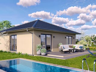Fertighaus Pico 1 von Fingerhut Haus Schlüsselfertig ab 285579€, Bungalow Außenansicht 1