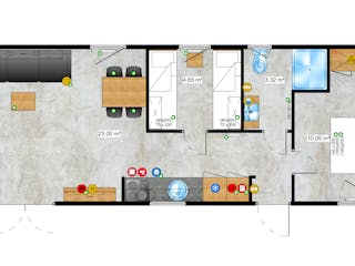 Fertighaus Texel von Easy Homes - Tiny- & Modulhäuser Schlüsselfertig ab 129900€, Bungalow Grundriss 3