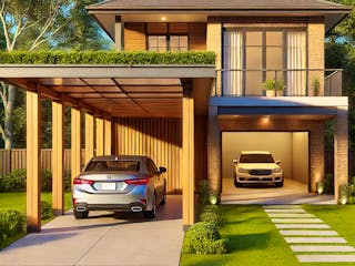 Garage oder Carport