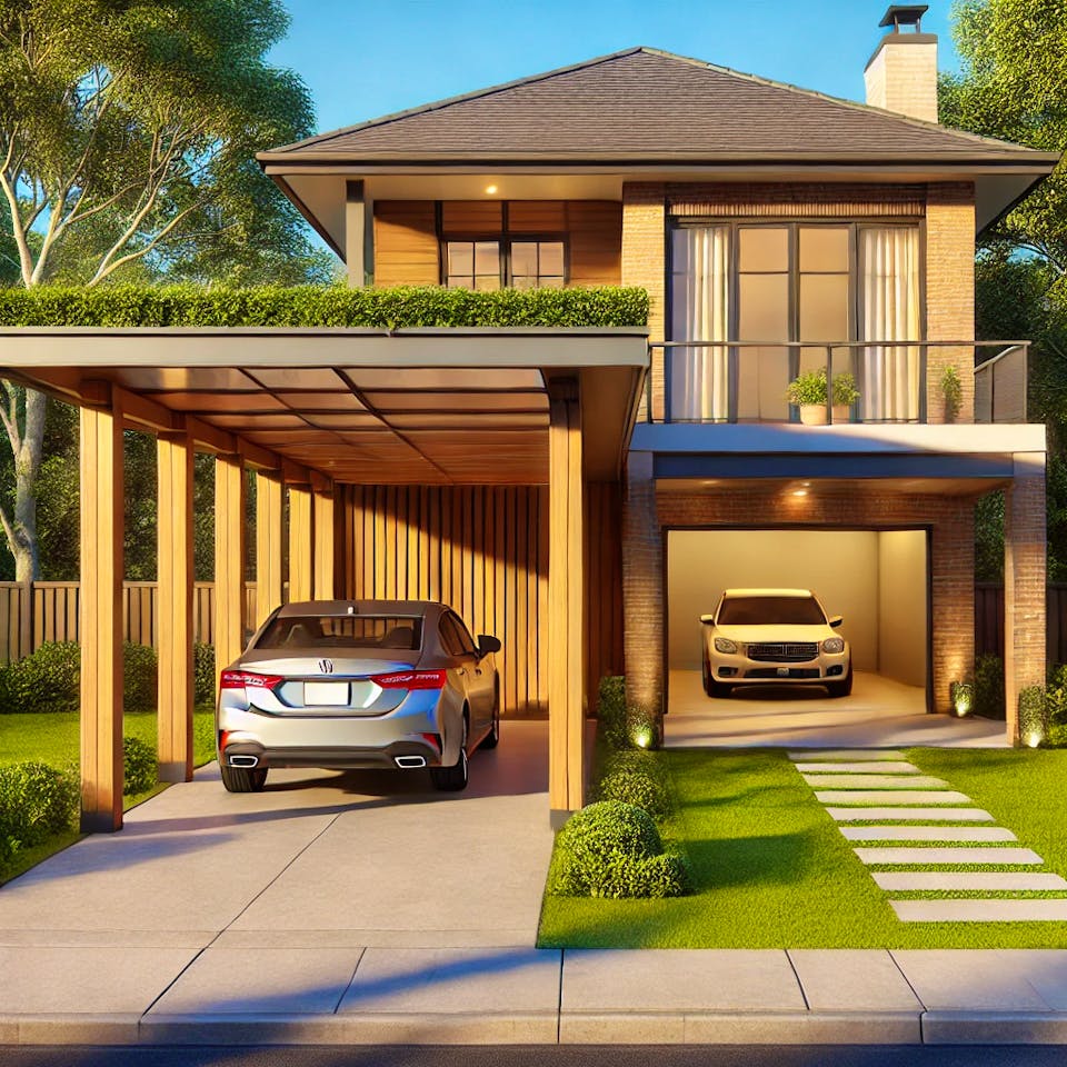 Garage oder Carport