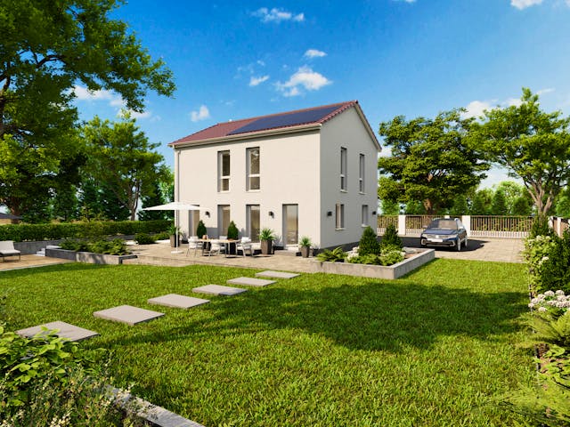 Massivhaus Das Unverbesserliche C410 von Heinz von Heiden Zentrale Schlüsselfertig ab 240000€, Außenansicht 1