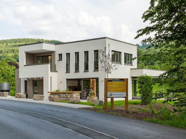 Fertighaus Satchmo von Büdenbender Hausbau, Cubushaus Außenansicht 3