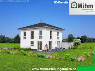 Massivhaus Idealo 120 WD von Mihm Thermobau, Stadtvilla Außenansicht 1