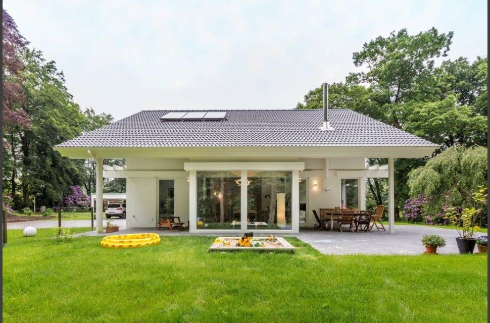 Fertighaus Ästhetik von Meisterstück-HAUS, Fachwerk Außenansicht 1