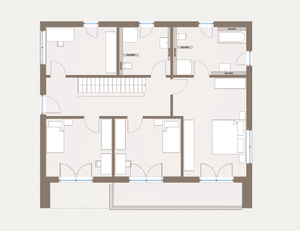 Fertighaus Cult 5 von allkauf haus, Cubushaus Grundriss 2