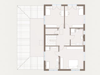 Fertighaus Generation 13 von allkauf haus, Stadtvilla Grundriss 2