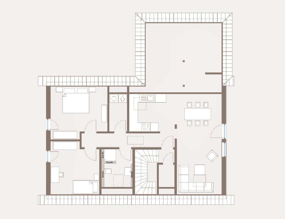 Fertighaus Generation 1 von allkauf haus, Satteldach-Klassiker Grundriss 2