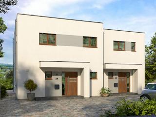 Fertighaus Generation 6 von allkauf haus, Cubushaus Außenansicht 1