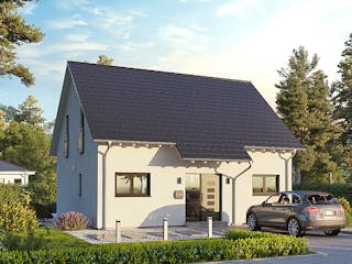 Fertighaus Home 10 von allkauf haus, Satteldach-Klassiker Außenansicht 1