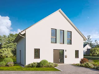 Fertighaus Home 14 von allkauf haus, Satteldach-Klassiker Außenansicht 1