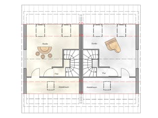 Massivhaus Duplex 125 von AMB Massivhaus, Satteldach-Klassiker Grundriss 3