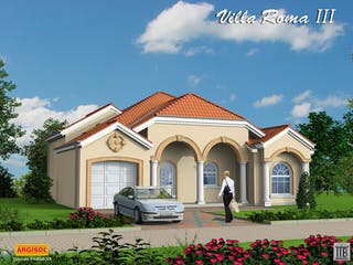 Massivhaus Villa Roma III von ARGISOL-Bausysteme Bausatzhaus ab 61040€, Stadtvilla Außenansicht 1