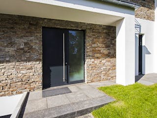 Massivhaus Wannsee von Aye-Bau Schlüsselfertig ab 522200€, Stadtvilla Außenansicht 5