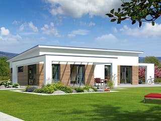 Fertighaus Vespero von Fingerhut Haus Schlüsselfertig ab 360536€, Pultdachhaus Außenansicht 1