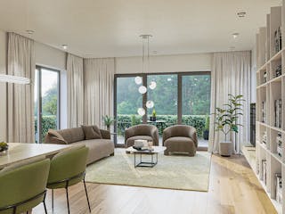 Massivhaus Bungalow Cannes von BauArt Massivbau, Bungalow Innenansicht 1