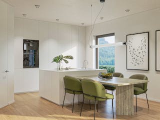 Massivhaus Bungalow Cannes von BauArt Massivbau, Bungalow Innenansicht 2