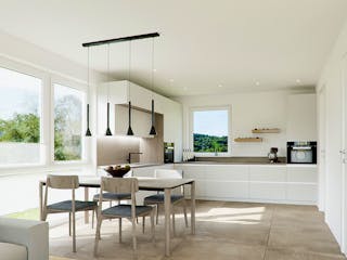 Massivhaus Zweifamilienhaus Garda von BauArt Massivbau, Stadtvilla Innenansicht 2