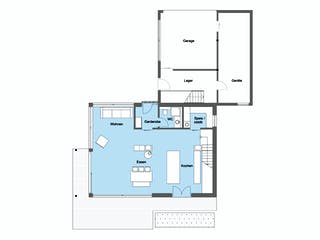 Fertighaus Kaiser - Kundenhaus von Bau-Fritz Schlüsselfertig ab 765000€, Satteldach-Klassiker Grundriss 1