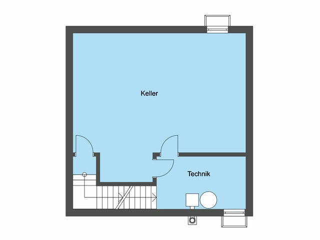 Fertighaus Kaiser - Kundenhaus von Bau-Fritz Schlüsselfertig ab 765000€, Satteldach-Klassiker Grundriss 3