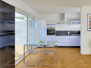 Fertighaus Mehrfamilienhaus Münch von Bau-Fritz - Mehrfamilienhäuser Schlüsselfertig ab 1015000€, Pultdachhaus Innenansicht 3