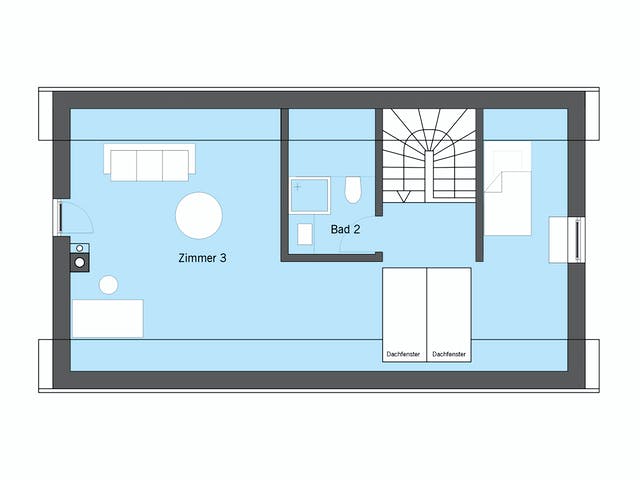 Fertighaus Ehrmann - Kundenhaus von Bau-Fritz Schlüsselfertig ab 790000€, Satteldach-Klassiker Grundriss 3