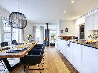 Fertighaus Ehrmann - Kundenhaus von Bau-Fritz Schlüsselfertig ab 790000€, Satteldach-Klassiker Innenansicht 2