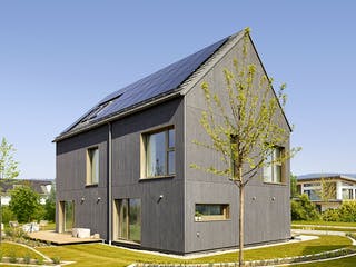 Fertighaus my smart green home - MH Schwarzwald von Bau-Fritz Schlüsselfertig ab 675762€, Satteldach-Klassiker Außenansicht 3