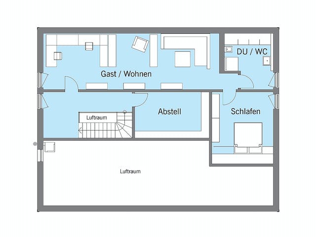 Fertighaus Schweiger - Kundenhaus von Bau-Fritz Schlüsselfertig ab 775000€, Bungalow Grundriss 2