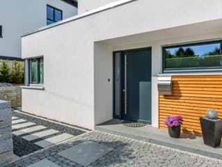 Fertighaus Bauhaus-Villa von Meisterstück-HAUS, Cubushaus Außenansicht 4