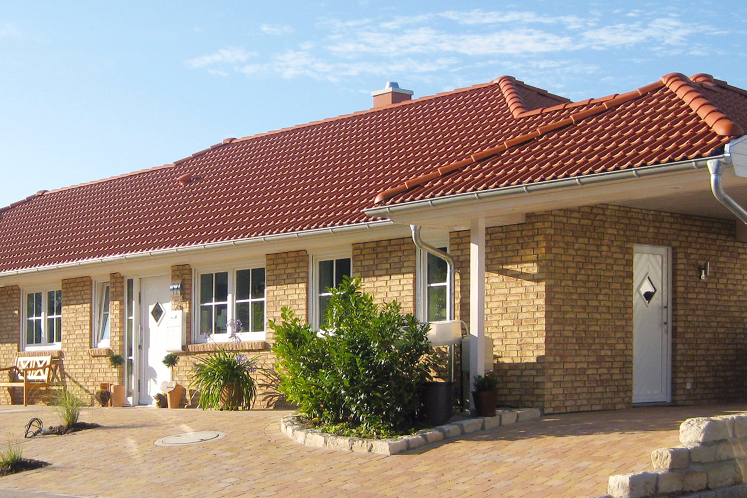 Fertighaus Bornholm von Danhaus Deutschland Schlüsselfertig ab 348934€, Bungalow Außenansicht 2