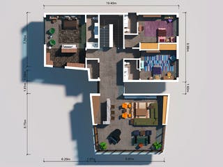 Fertighaus Haus Burghof von Bodenseehaus, Cubushaus Grundriss 2