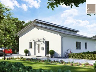 Massivhaus Bungalow Vita Pult von Kern-Haus Schlüsselfertig ab 394900€, Bungalow Außenansicht 2