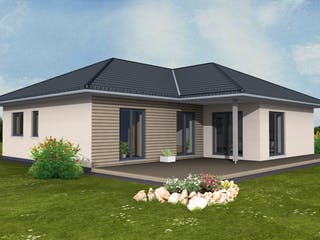 Fertighaus Bungalow 113 von Suckfüll Energiesparhaus Schlüsselfertig ab 364894€, Bungalow Außenansicht 1