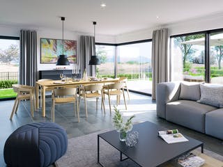 Fertighaus CELEBRATION 139 V7 XL von Bien-Zenker Schlüsselfertig ab 522812€, Cubushaus Innenansicht 1