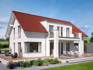 Fertighaus CELEBRATION 211 V3 von Bien-Zenker Schlüsselfertig ab 552266€, Satteldach-Klassiker Außenansicht 1