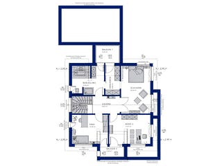 Fertighaus CONCEPT-M 166 Erfurt von Bien-Zenker Schlüsselfertig ab 660848€, Satteldach-Klassiker Grundriss 2