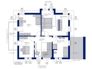 Fertighaus CONCEPT-M 167 Rheinbach von Bien-Zenker Schlüsselfertig ab 569930€, Satteldach-Klassiker Grundriss 2