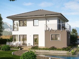 Fertighaus EVOLUTION 136 V4 von Bien-Zenker Schlüsselfertig ab 395884€, Stadtvilla Außenansicht 1
