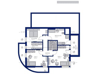 Fertighaus EVOLUTION 163 V3 von Bien-Zenker Schlüsselfertig ab 409797€, Satteldach-Klassiker Grundriss 2
