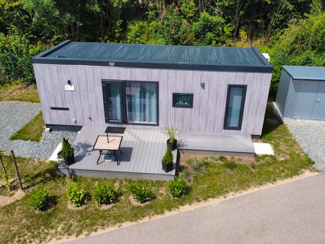 Fertighaus Chalet One von Easy Homes - Tiny- & Modulhäuser Schlüsselfertig ab 89900€, Bungalow Außenansicht 1