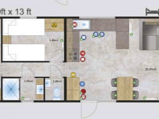 Fertighaus Murano von Easy Homes - Tiny- & Modulhäuser Schlüsselfertig ab 125000€, Bungalow Grundriss 8
