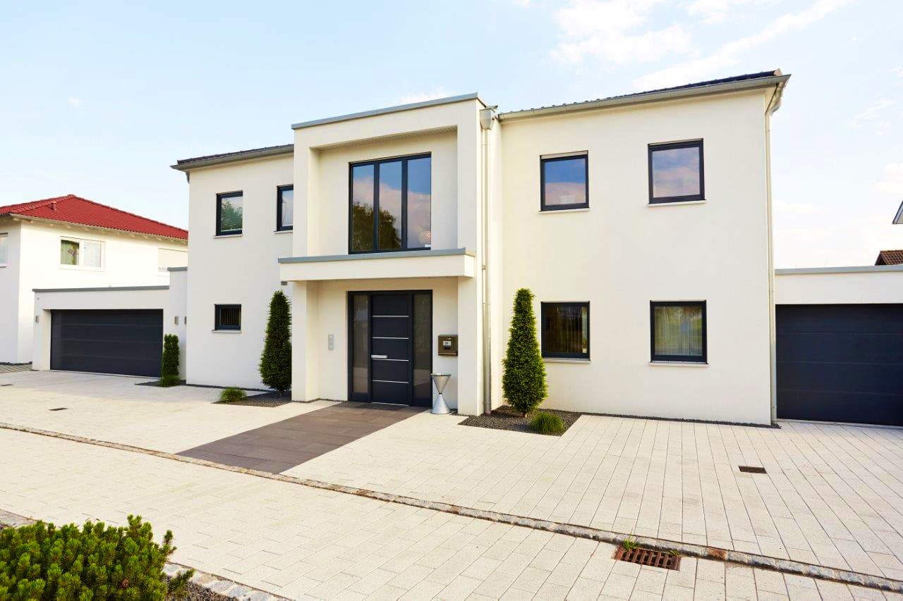 Fertighaus Cannstatt von GUSSEK HAUS Schlüsselfertig ab 937800€, Stadtvilla Außenansicht 1
