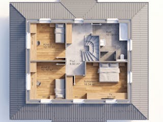 Massivhaus Pagode 162 von AMR-Wohnbau Schlüsselfertig ab 405000€, Stadtvilla Grundriss 2