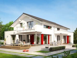 Fertighaus CELEBRATION 211 V4 von Bien-Zenker Schlüsselfertig ab 551716€, Satteldach-Klassiker Außenansicht 1