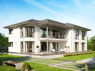 Fertighaus CELEBRATION 282 V2 von Bien-Zenker Schlüsselfertig ab 590641€, Stadtvilla Außenansicht 1